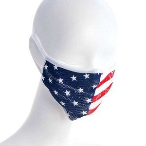 5 PCS FASHION FABRIC FACE SPANDEX MASK - US FLAG